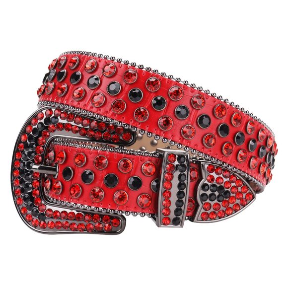 Rhinestone Belt For Men Women, Western Leather Belts Sparkle, Cowgirl Cowboy🖖